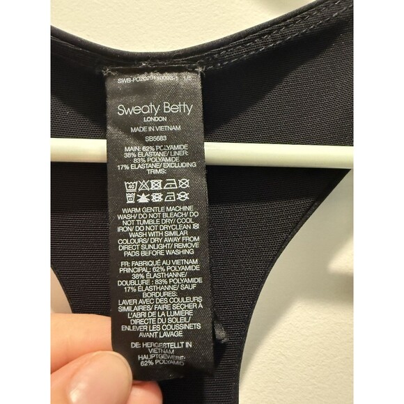 Sweaty Betty Power Workout Dress with Shorts Black Racerback Women's  Large NWOT - Picture 6 of 9
